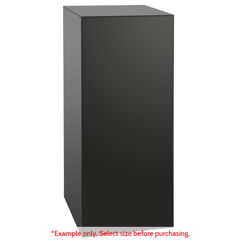 Black Economy Display Pedestal - Stand | shopPOPdisplays